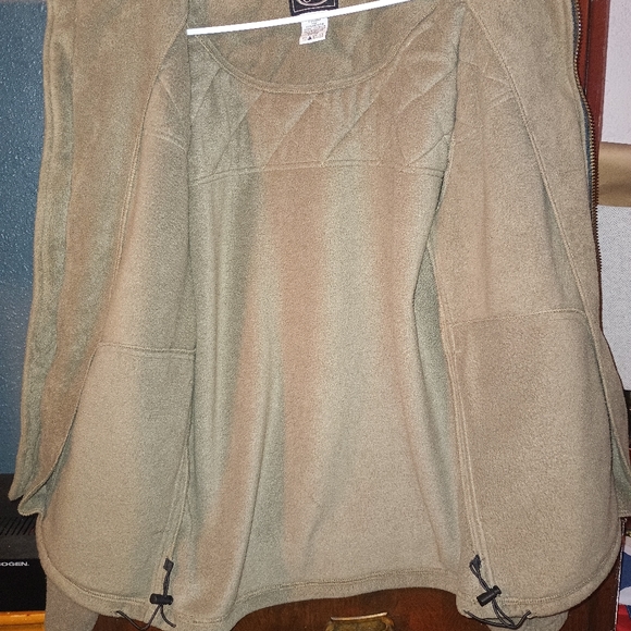 Bear Creek Outfitters Men's Size Medium Tab Zip Up Fleece Jacket Coat size M. Co - Picture 4 of 5